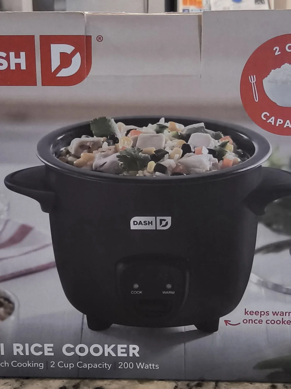 Ash compact rice